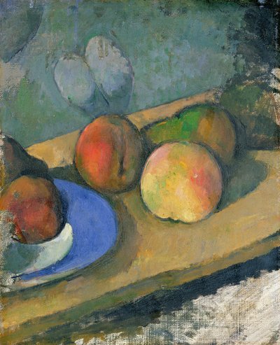 Het blauwe bord, 1879-82 door Paul Cézanne